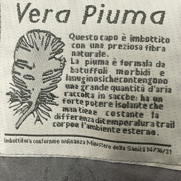 Compagnia Della Moda Brown Down Jacket Rabbit Fur Collar Women XS/S Alps Skiing - Picture 13 of 16